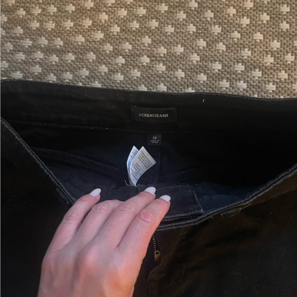 J crew super flared jeans either trouser pocket size 28 black - Picture 2 of 4